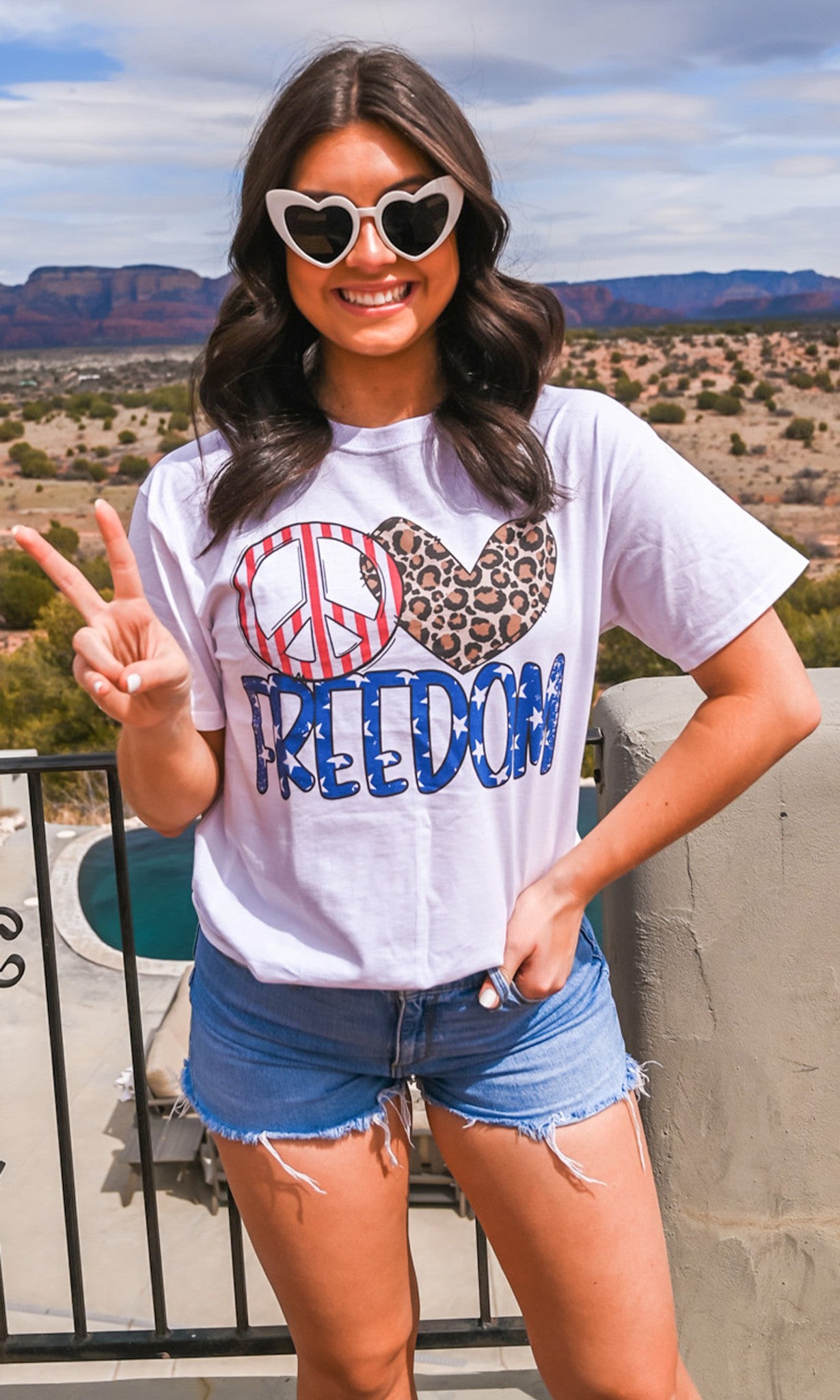 Peace Love Freedom T-Shirt *FINAL SALE*