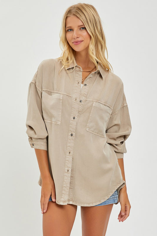 Oversized Tencel Shirts