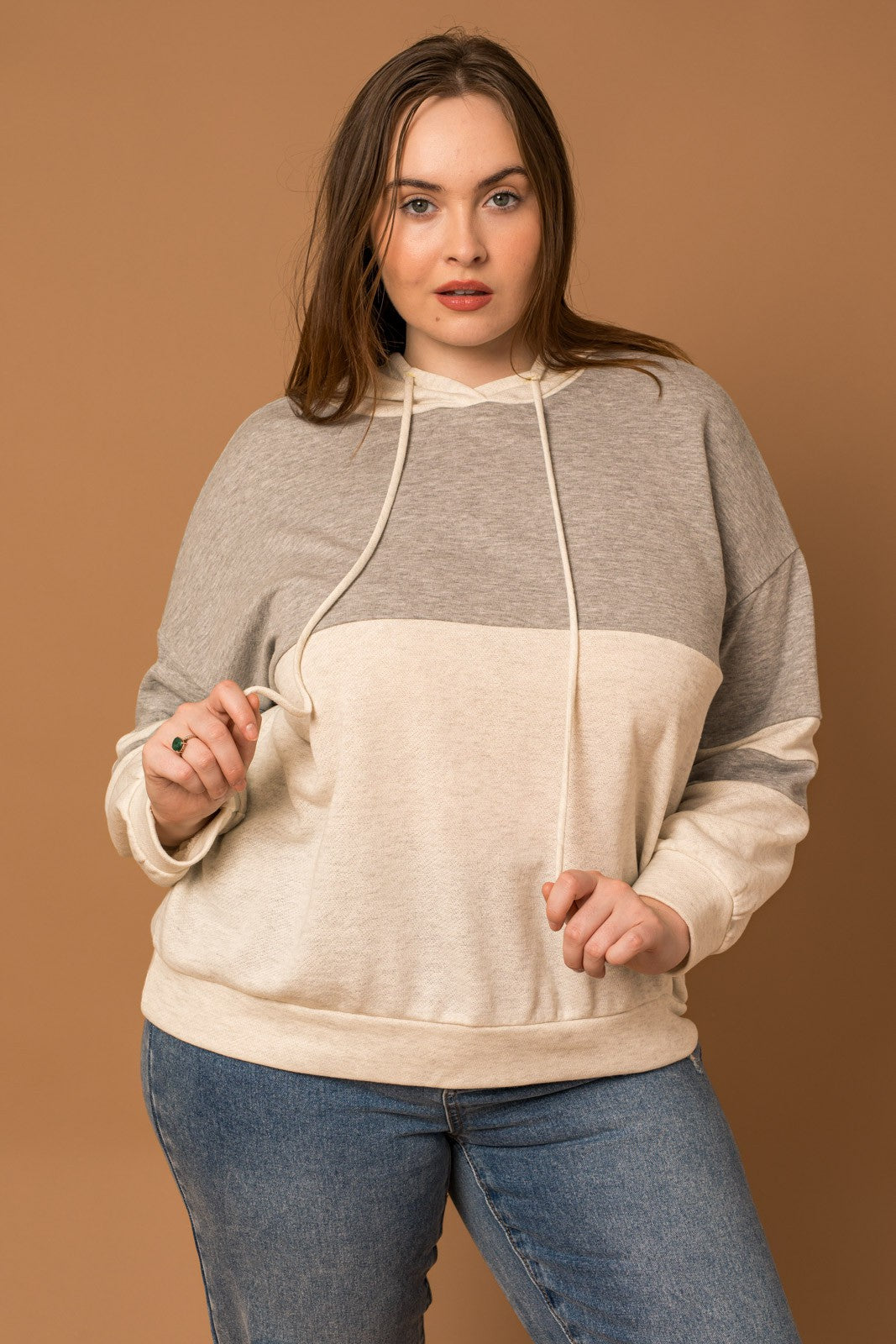 Gilli Long Sleeve Color Block Hoodie