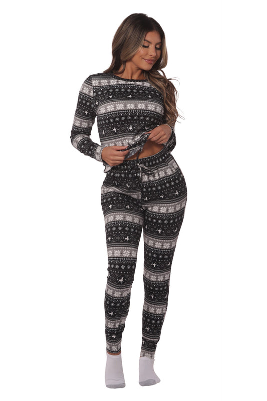 Holiday Print Pajamas