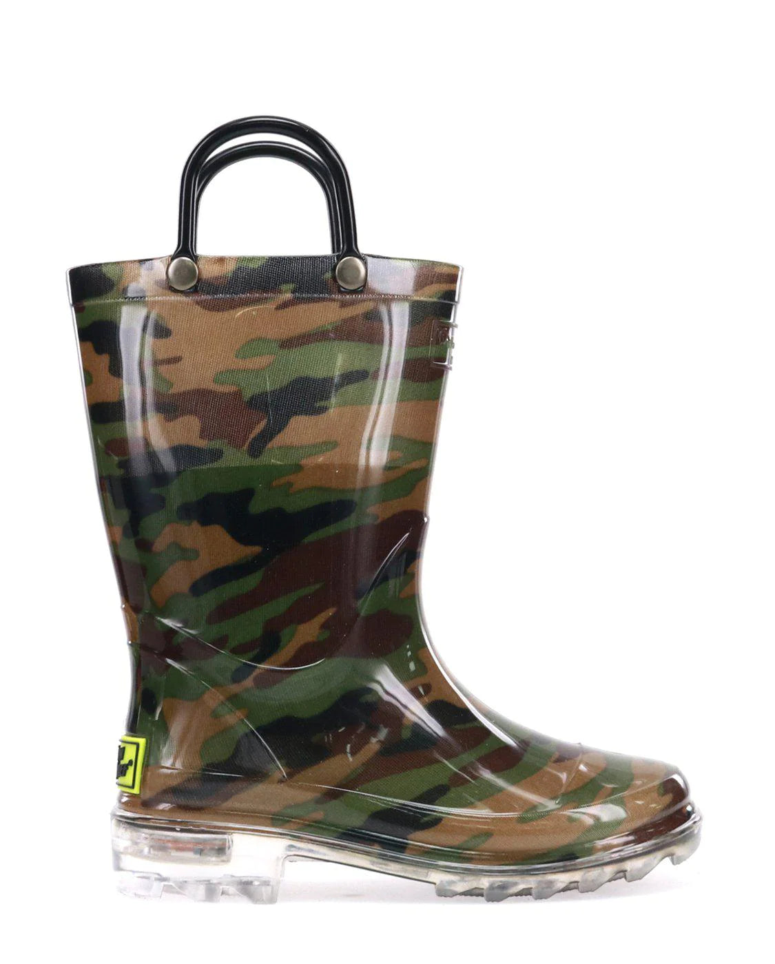 Kids Lighted Rain Boot - Camo