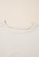 Pearl Detail Round Neck Half Sleeve Blouse