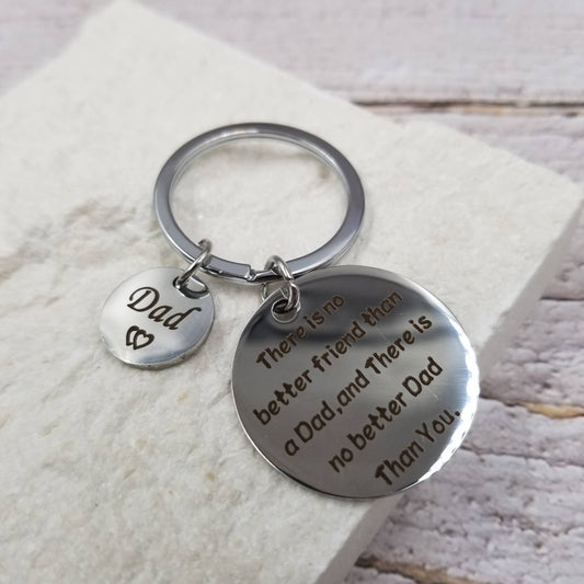 DAD Wish Father's Day keychain