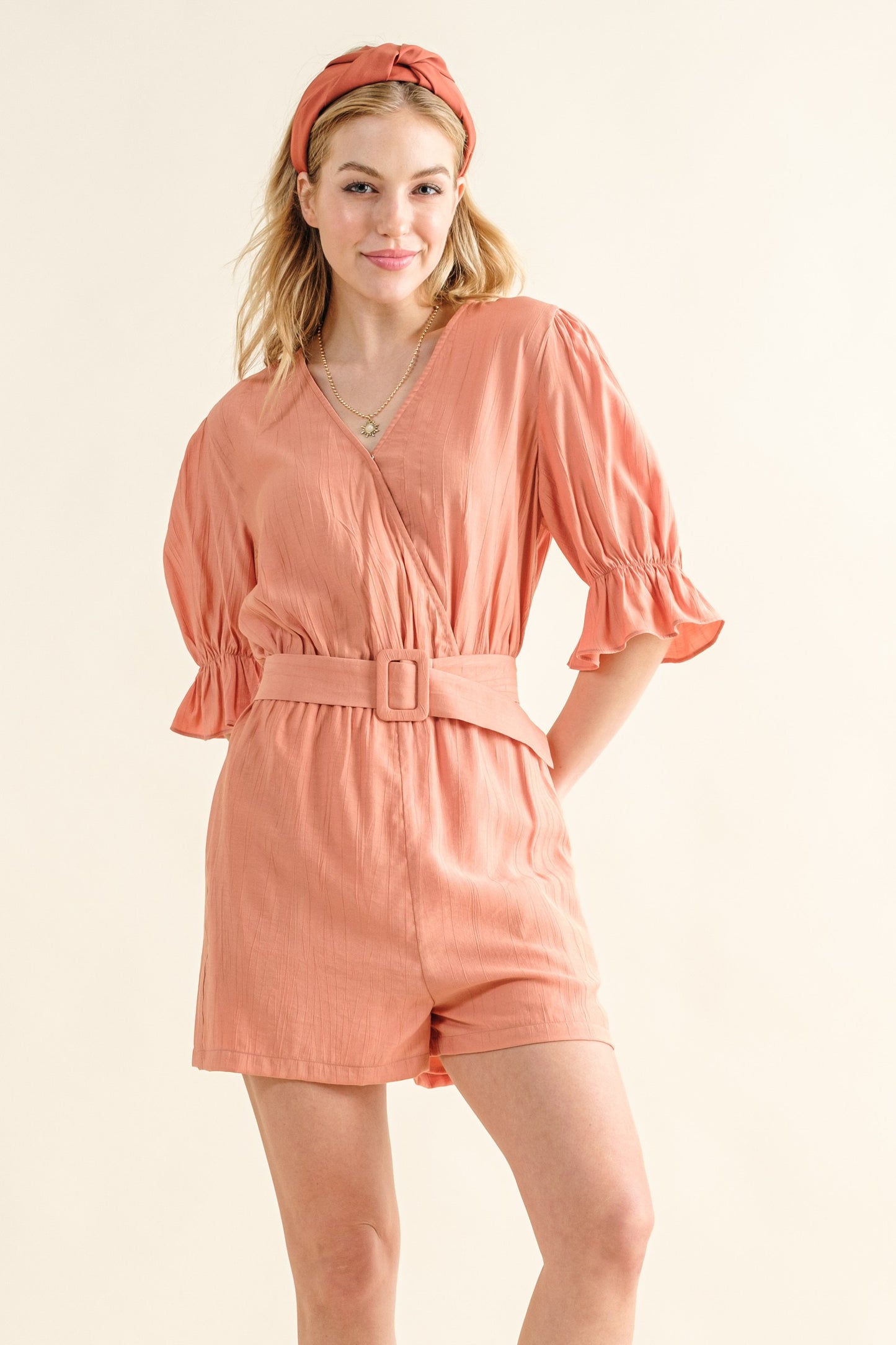 And The Why Summer Half Sleeve Romper