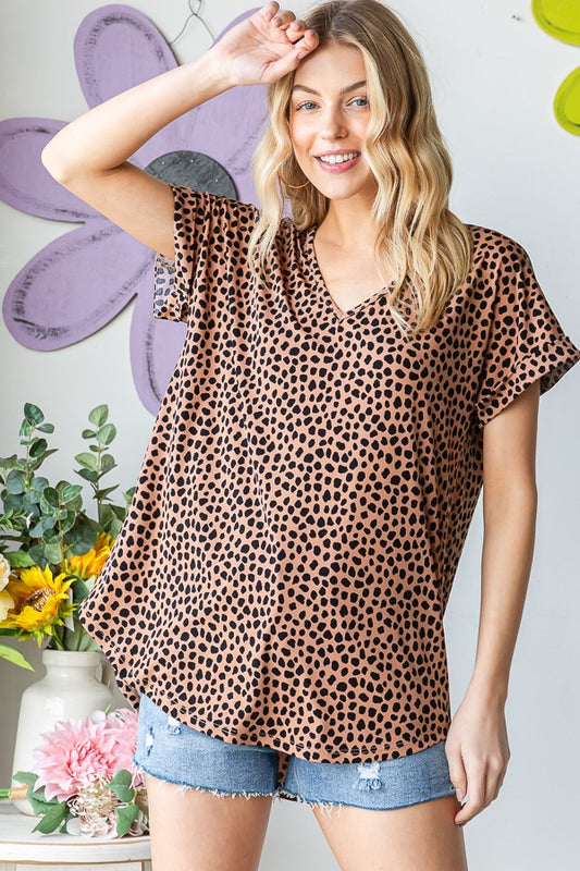 Dolman Sleeve Animal Top