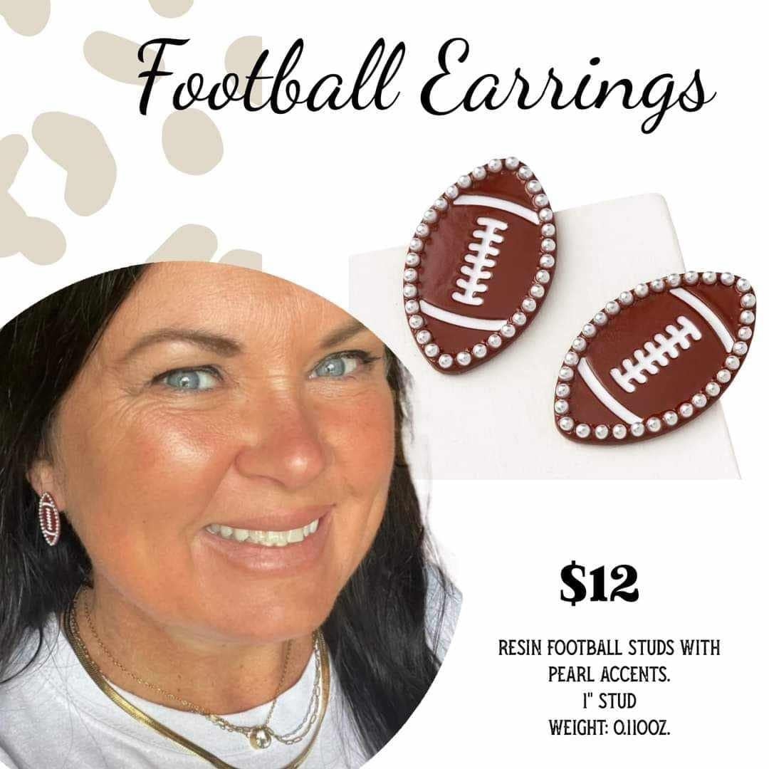 Football Earrings