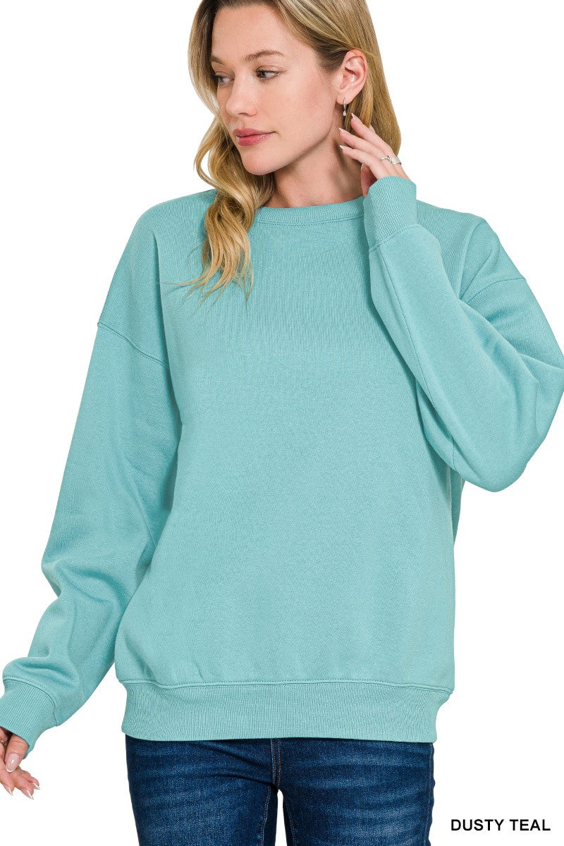 Fleece Crewneck Pullover