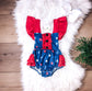 Americana Stars Bubble Romper *FINAL SALE*