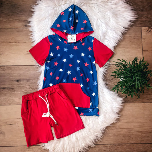 Americana Stars Boys Short Set *FINAL SALE*