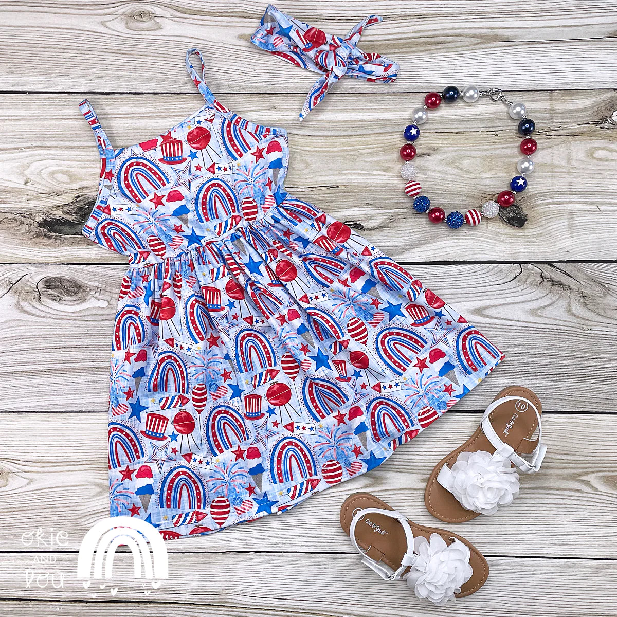 July 4th: Fun Girl's Dress *FINAL SALE*