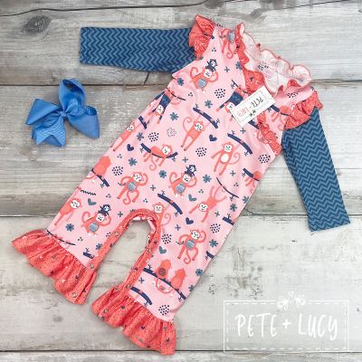 Monkeying Around Romper