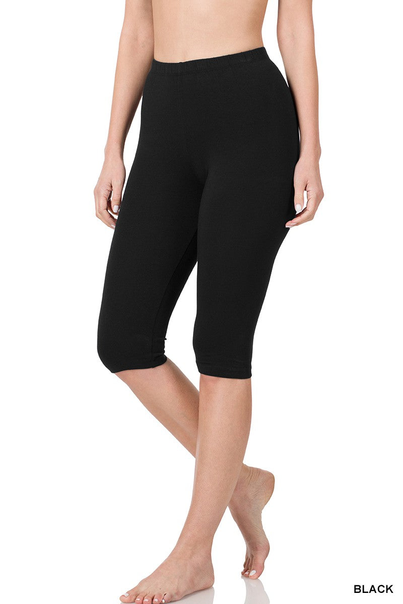 Premium Cotton Capri Leggings *Final Sale*