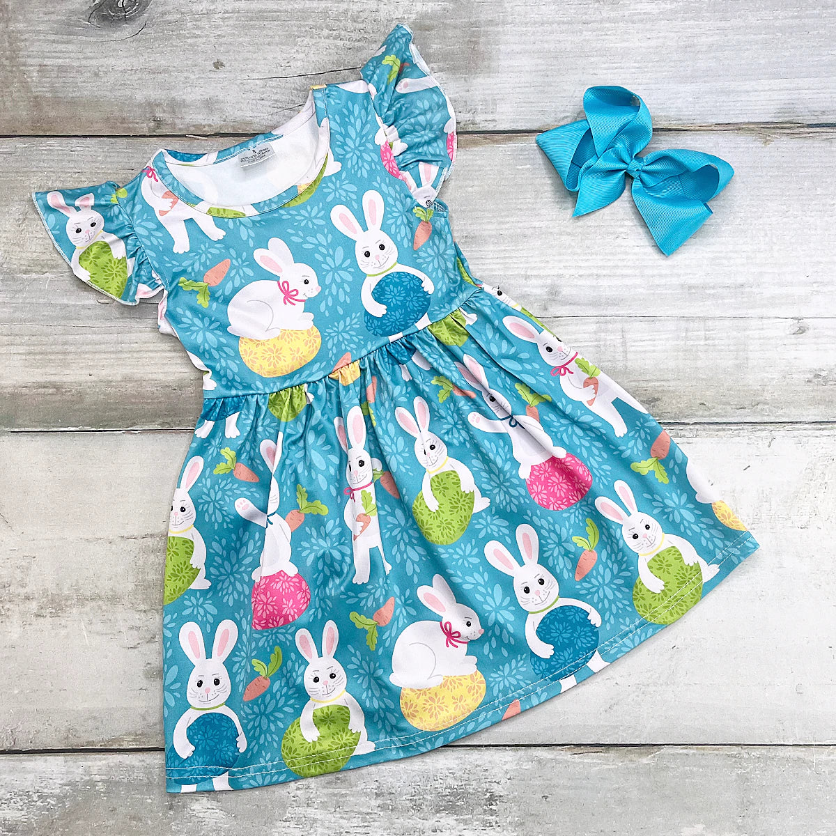 Blue Bunnies Dress *FINAL SALE*