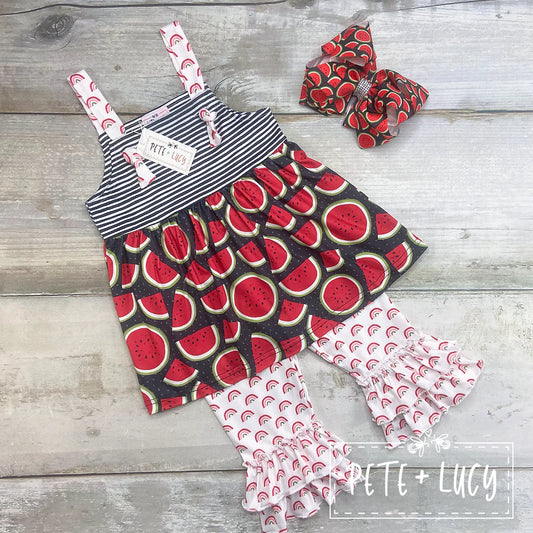 Magical Watermelon Capri Set *FINAL SALE*