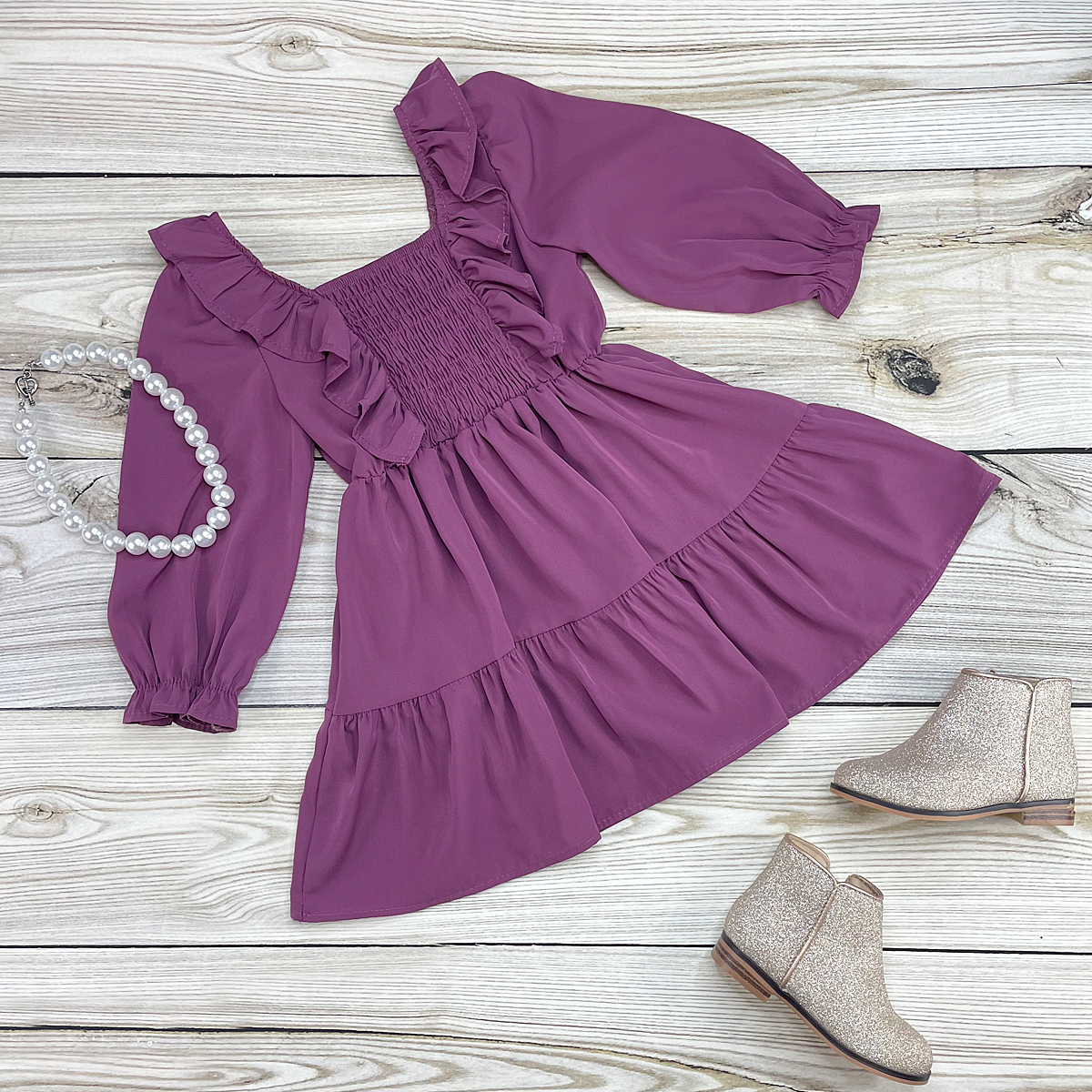 Plum Princess Dress