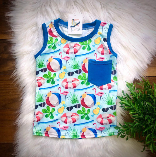 Beachin Boys Tank *FINAL SALE*