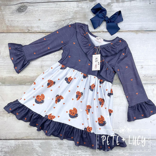 In Love With Ladybugs Dress *FINAL SALE*