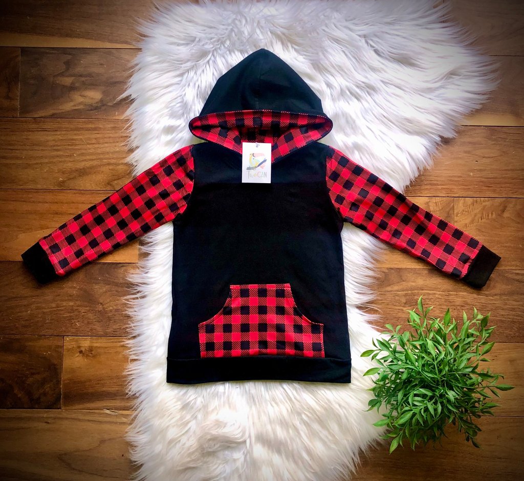 Buffalo Plaid Collaboration Hoodie *FINAL SALE*