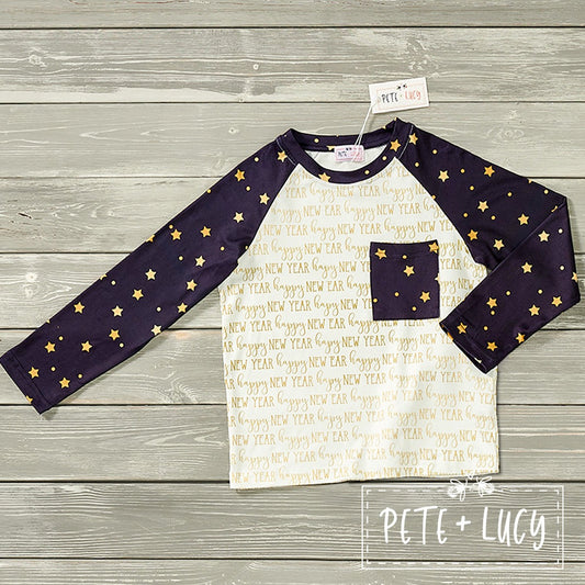 Have a Great New Year! Boy's Raglan Long Sleeve Top